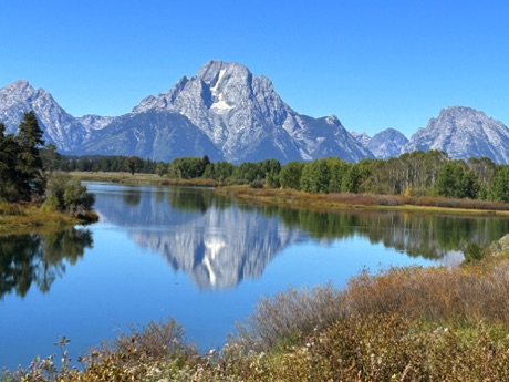 view from Oxbow Bend Turnout